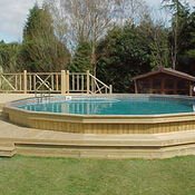 Folkpool Deep Sapphire Timber Swimming Pool